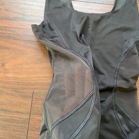 Sexy Sheer Shaping  Bodysuit In Black Super Slimming Size XL - Picture 3 of 6